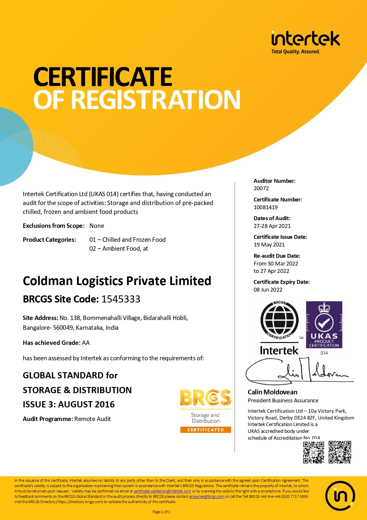 Cold Chain Company, Cold Chain Logistics, Top Cold Storage Companies in India Coldman