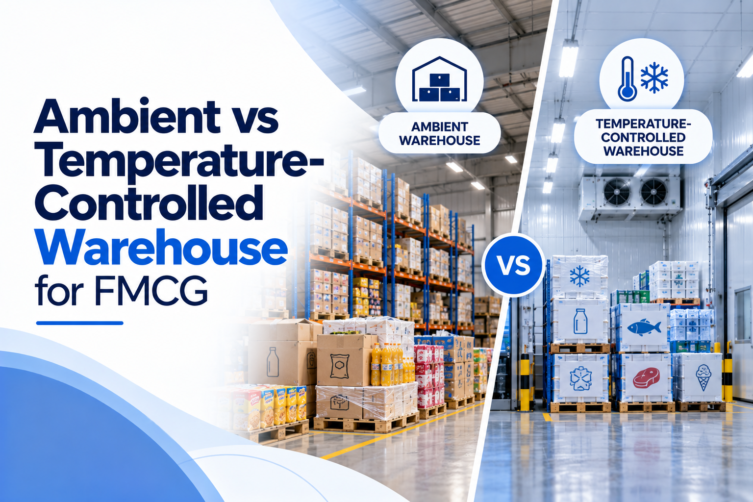 Ambient vs Temperature Controlled FMCG Warehouse